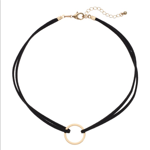 Apt. 9 Jewelry - Apt. 9 Gold Tone Circle Cord Choker Necklace New